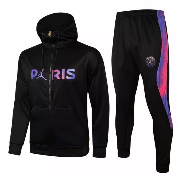 Chaqueta Con Capucha PSG 2021-2022 Negro Purpura